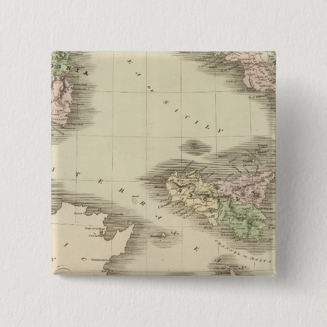 Southern Italy 2 Pinback Button (Front)