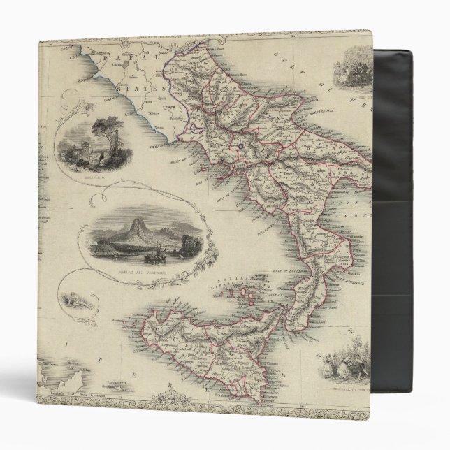 Southern Italy 3 Ring Binder (Front/Inside)