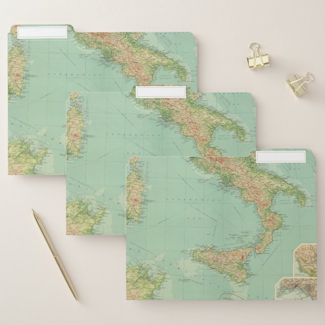 Southern Italy 5 File Folder (Set)