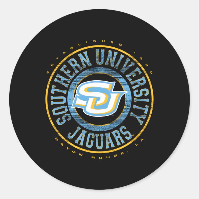 Southern Jaguars Showtime Classic Round Sticker (Front)