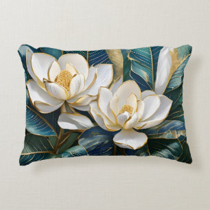 Southern Magnolia Art Accent Pillow