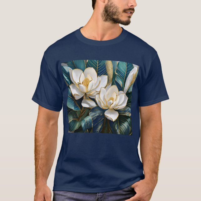 Southern Magnolia Art T-Shirt (Front)