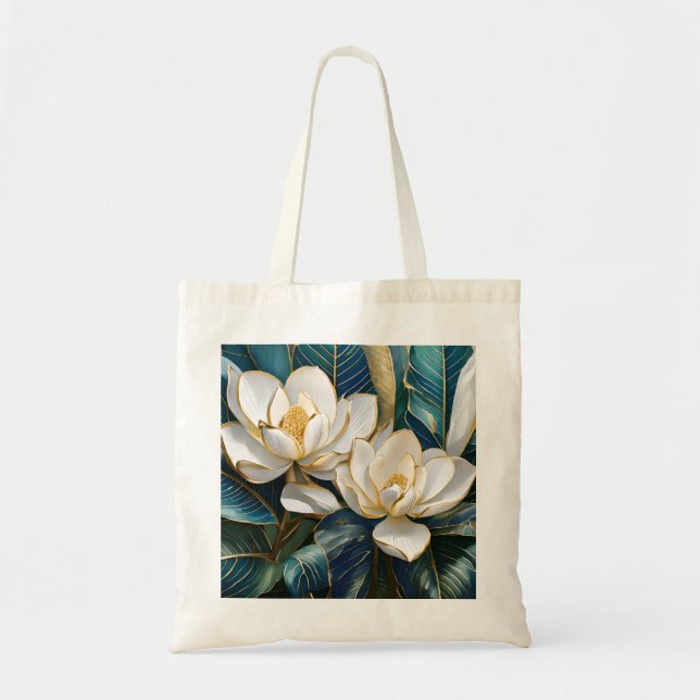 Southern Magnolia Art Tote Bag (Front)