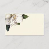 Southern Magnolia Botanical Wedding Escort Cards (Back)
