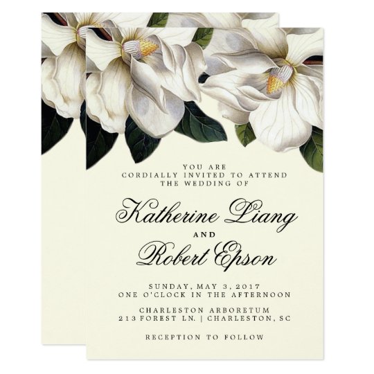 magnolia wedding invitations southern magnolia botanical wedding invitation zazzle magnolia wedding invitations southern magnolia botanical wedding invitation zazzle
