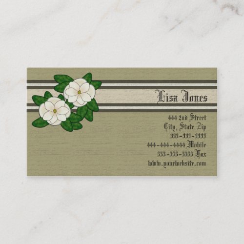 Southern Magnolia Business Cards