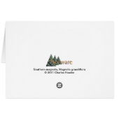 Southern Magnolia Flower Cards (Back Horizontal)