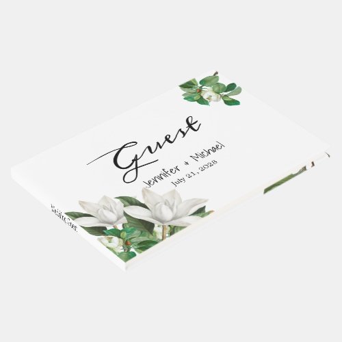 Southern Magnolia Flower Guest Book