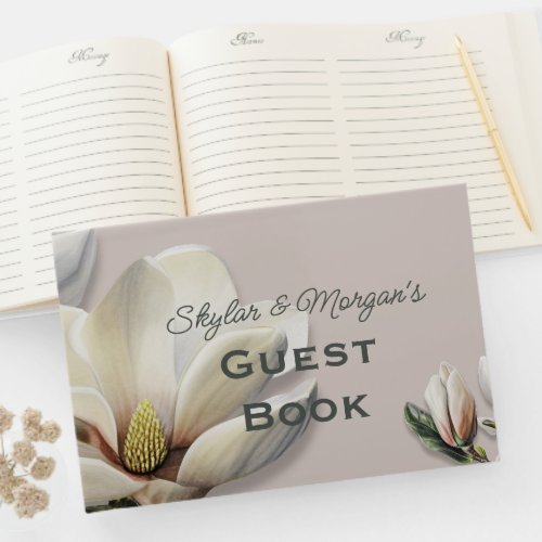 Southern Magnolia Wedding Guest Book