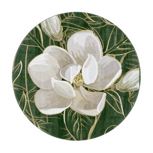Southern Magnolias Christmas Cutting Board