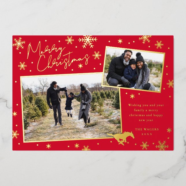 Southern Methodist Holiday Photo Christmas (Front)