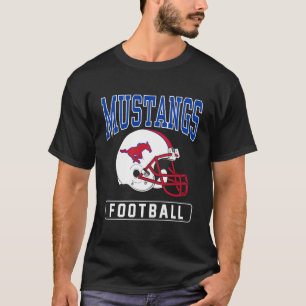 Southern Methodist Smu Mustangs Football Helmet T-Shirt