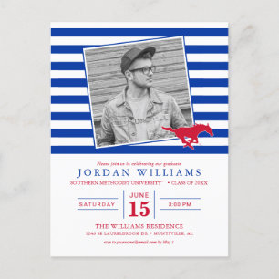 Southern Methodist University Graduate Announcement Postcard