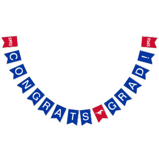 Southern Methodist University Graduate Bunting Flags
