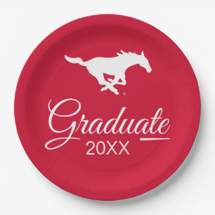 Southern Methodist University Graduate Paper Plates