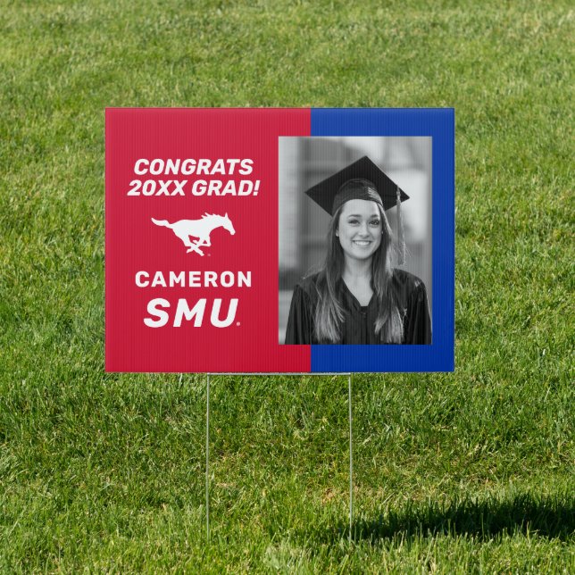 Southern Methodist University Graduate Sign (Insitu)