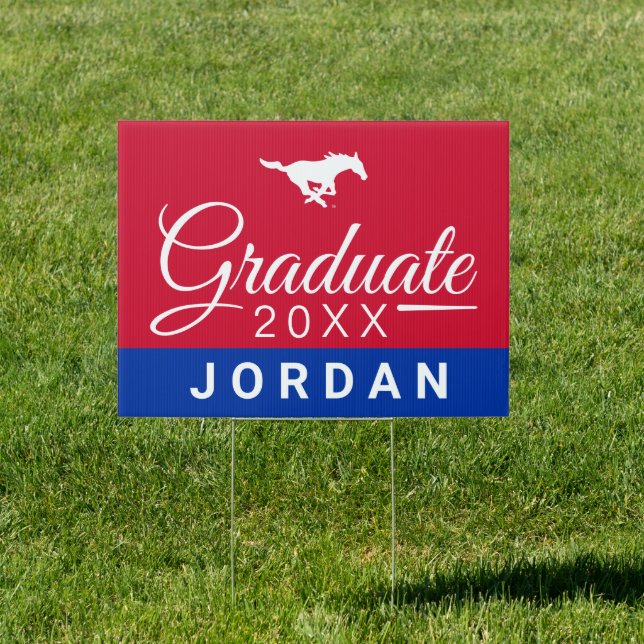 Southern Methodist University Graduate Sign (Insitu)