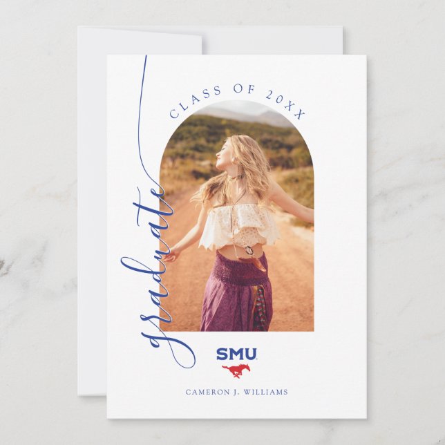 Southern Methodist University Graduation Announcement (Front)