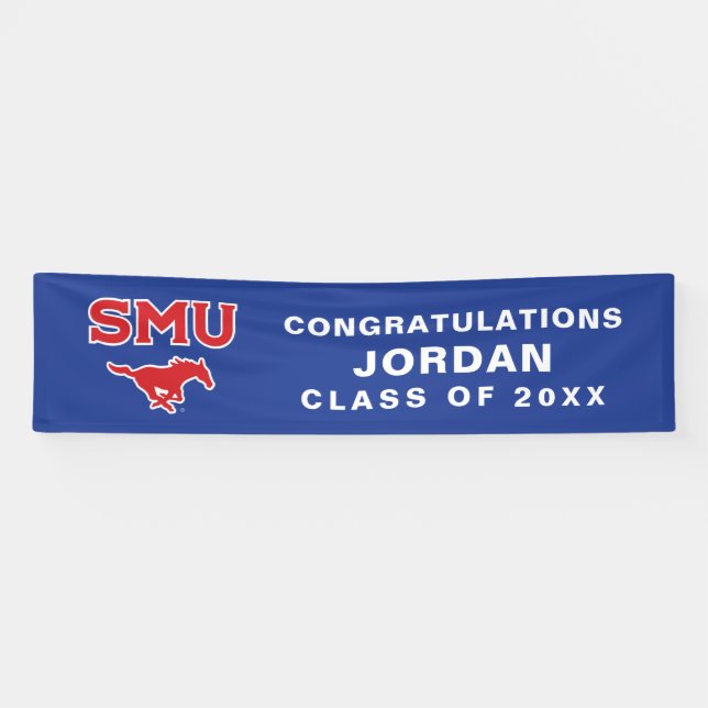 Southern Methodist University Graduation Banner (Horizontal)