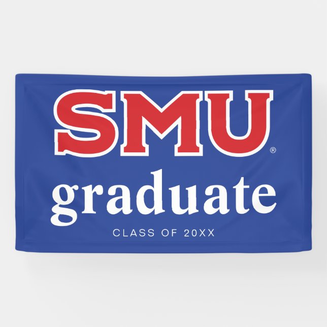 Southern Methodist University Graduation Banner (Horizontal)