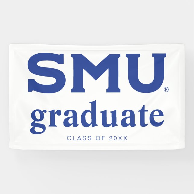Southern Methodist University Graduation Banner (Horizontal)