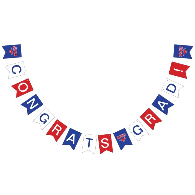 Southern Methodist University Graduation Bunting Flags (All)