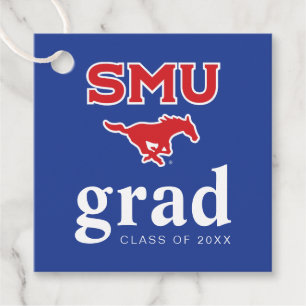Southern Methodist University Graduation Favor Tags