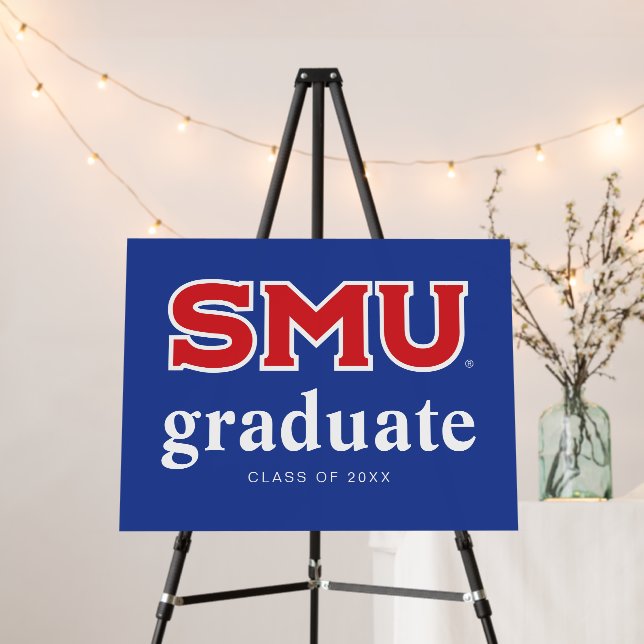 Southern Methodist University Graduation Foam Board (In Situ (Stand))