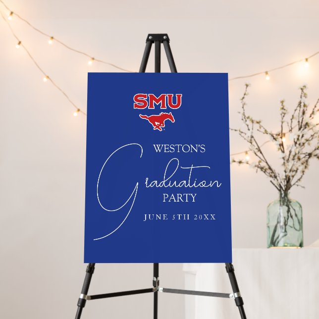 Southern Methodist University Graduation Foam Board (In Situ (Stand))