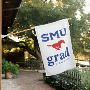 Southern Methodist University Graduation House Flag