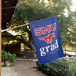 Southern Methodist University Graduation House Flag