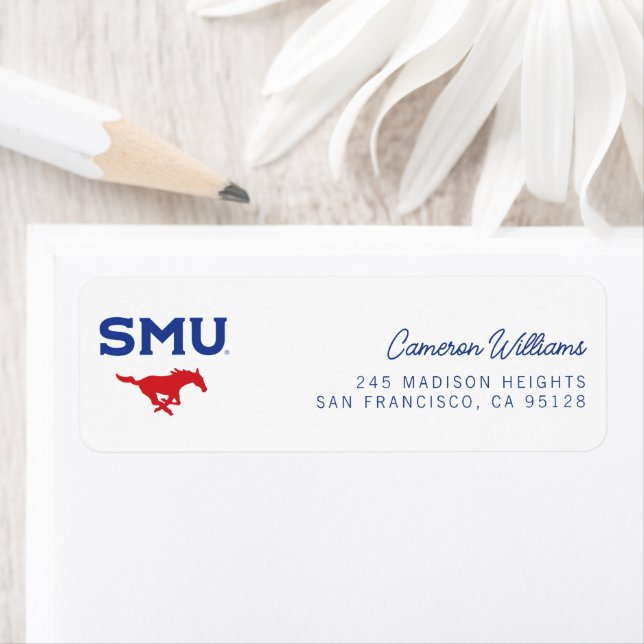 Southern Methodist University Graduation Label (Insitu)