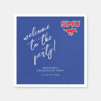 Southern Methodist University Graduation Napkins