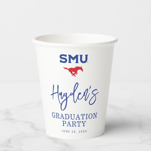 Southern Methodist University Graduation Paper Cups (Front)