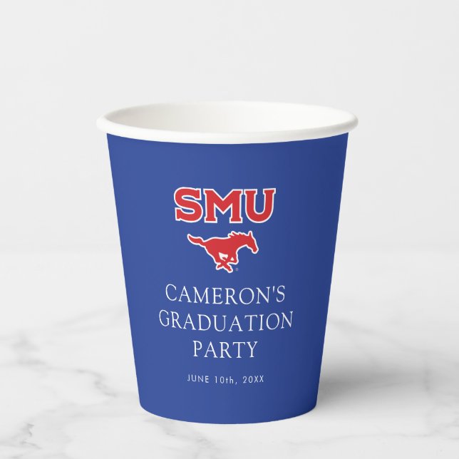 Southern Methodist University Graduation Paper Cups (Front)