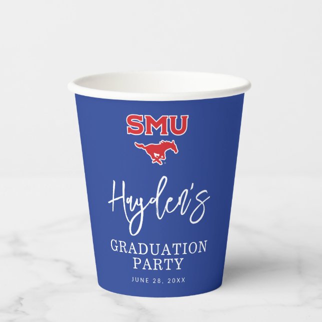 Southern Methodist University Graduation Paper Cups (Front)