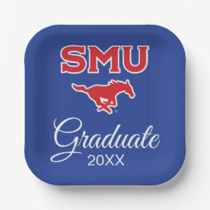 Southern Methodist University Graduation Paper Plates