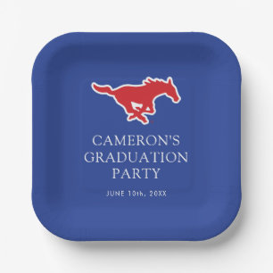 Southern Methodist University Graduation Paper Plates