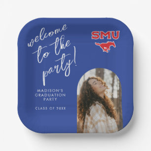 Southern Methodist University Graduation Paper Plates