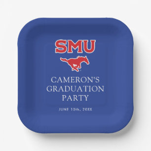Southern Methodist University Graduation Paper Plates