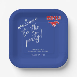 Southern Methodist University Graduation Paper Plates