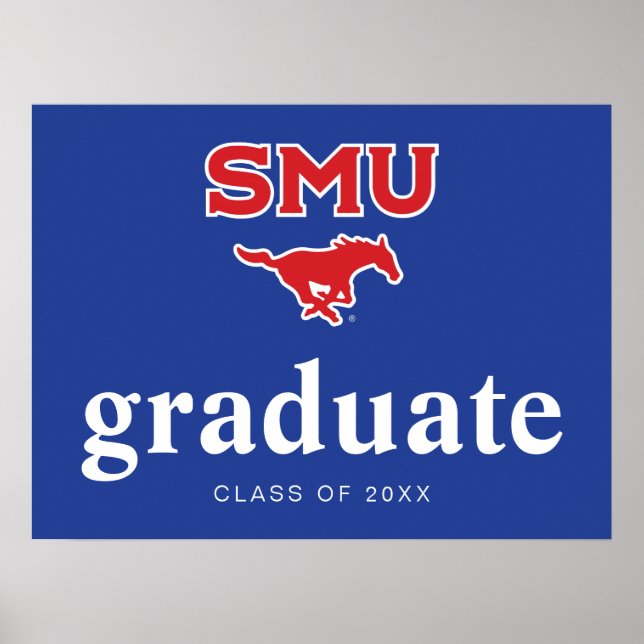 Southern Methodist University Graduation Poster (Front)
