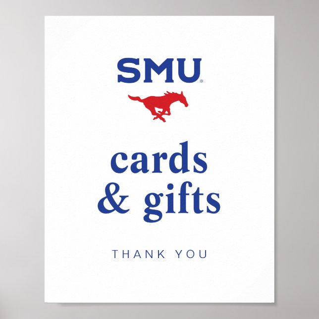 Southern Methodist University Graduation Poster (Front)
