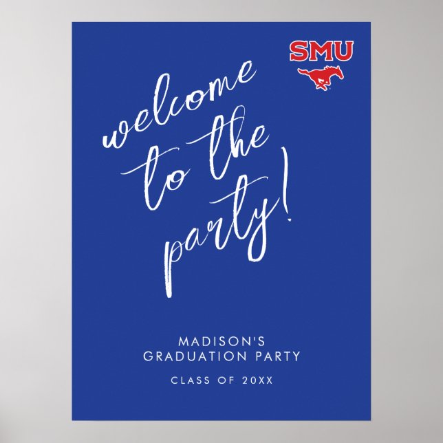 Southern Methodist University Graduation Poster (Front)