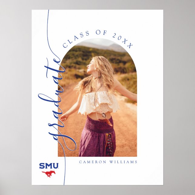 Southern Methodist University Graduation Poster (Front)