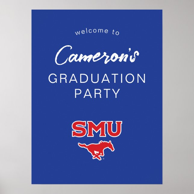Southern Methodist University Graduation Poster (Front)