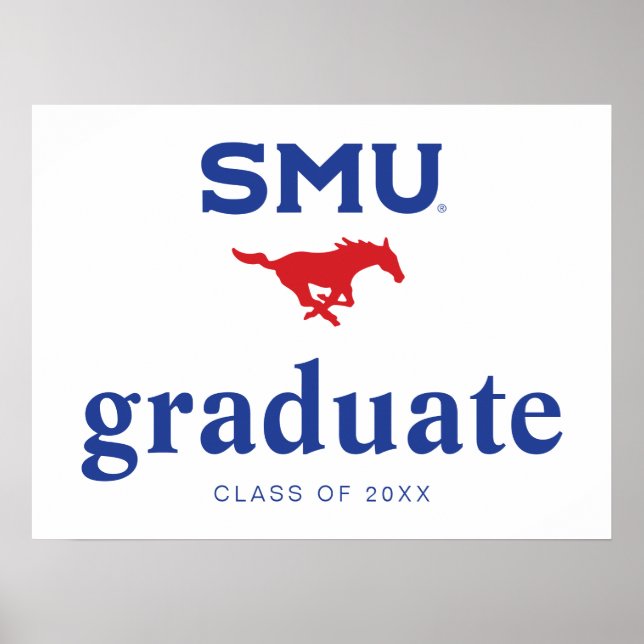 Southern Methodist University Graduation Poster (Front)