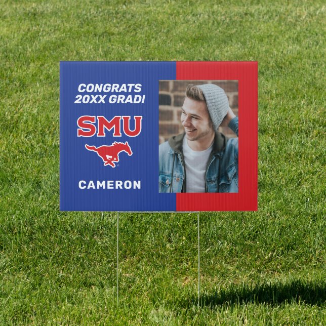 Southern Methodist University Graduation Sign (Insitu)