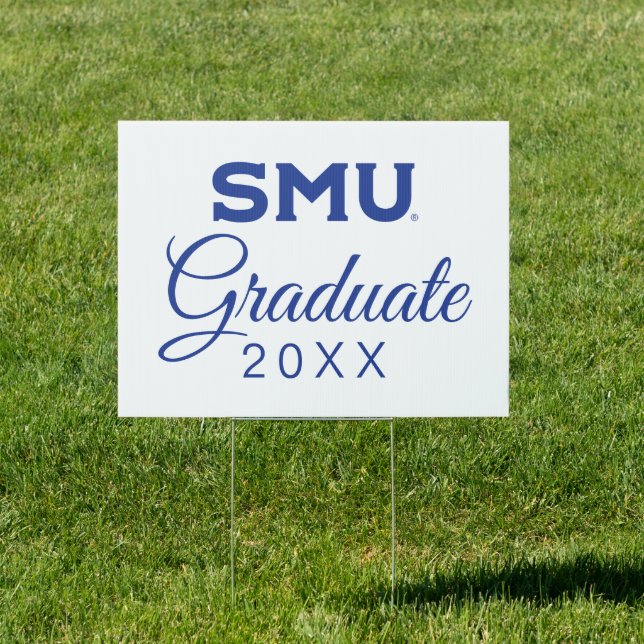 Southern Methodist University Graduation Sign (Insitu)