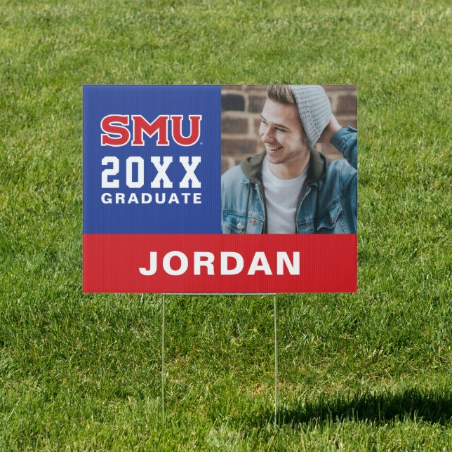 Southern Methodist University Graduation Sign (Insitu)
